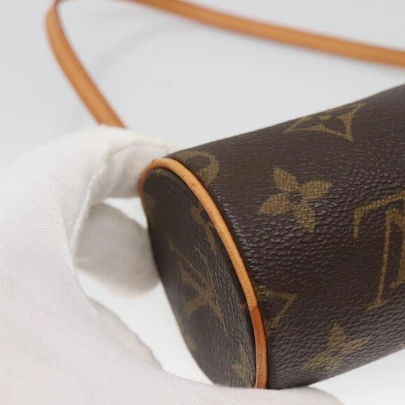 LOUIS VUITTON Monogram Papillon Pouch LV Auth BA5066 - Picture 9 of 16